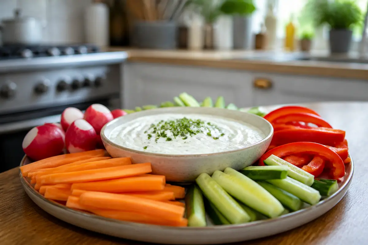 Sauce apéro pour crudités : 5 recettes faciles et express